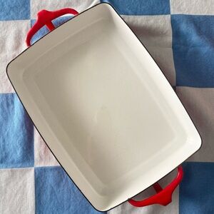 Vintage Dansk Købenstyle Enameled Baking Dish